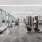 Large fitness center with ample equipment